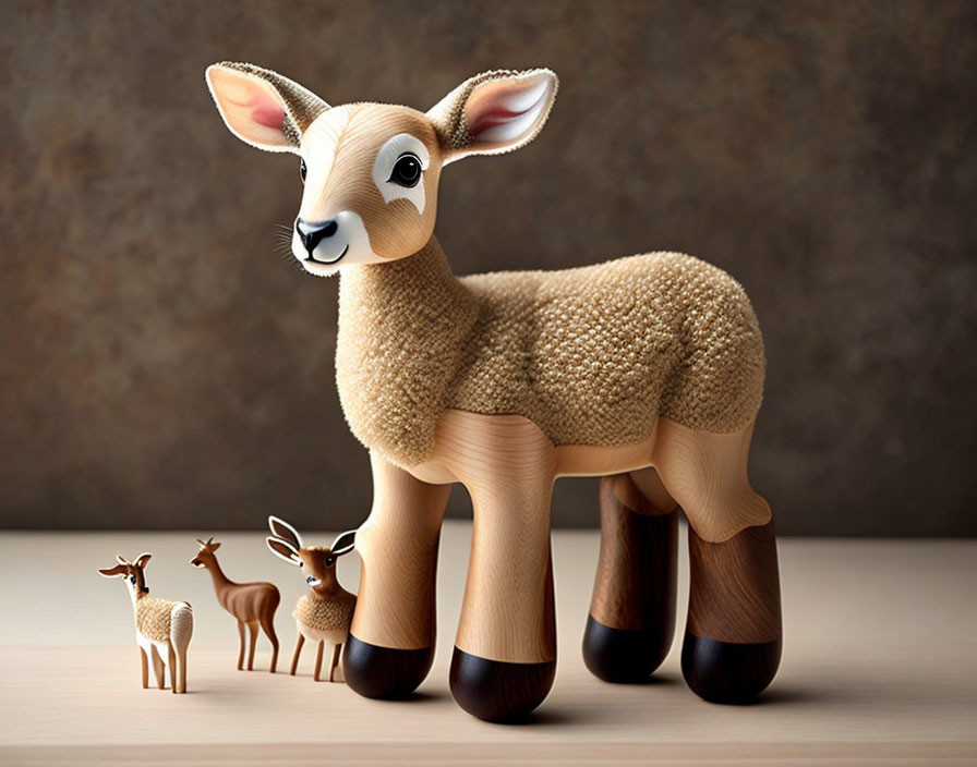 Deer-lamb hybrid 