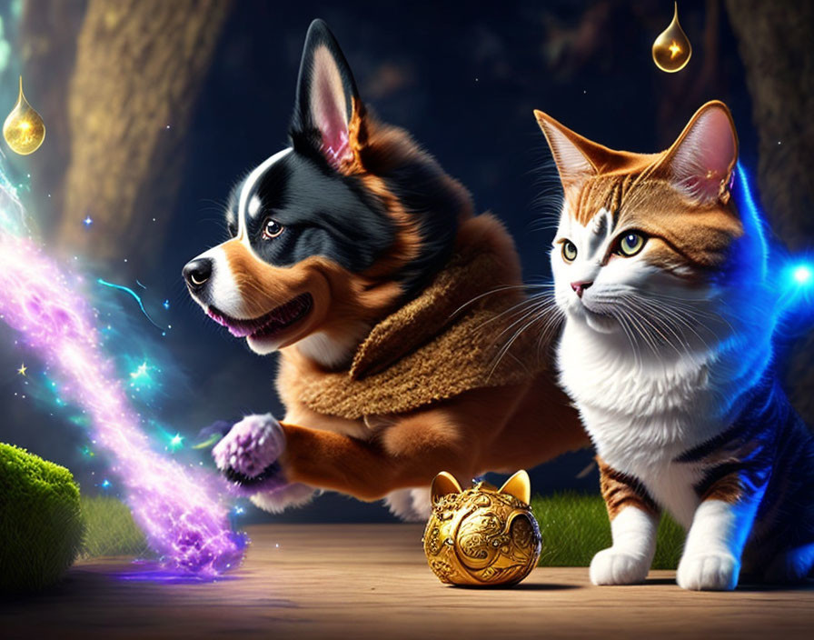 Dog and cat wizards