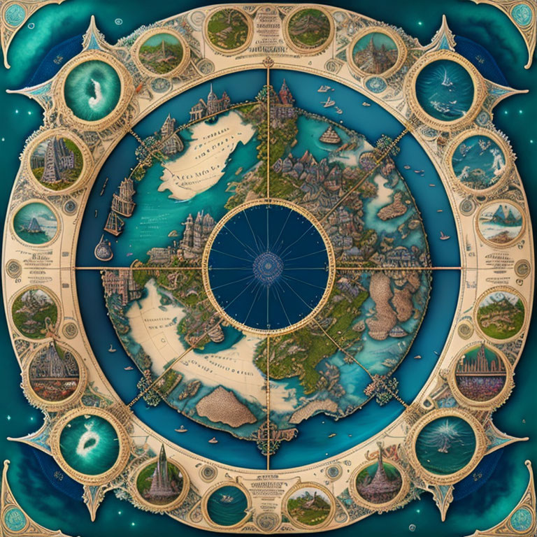The lost map of Atlantis.