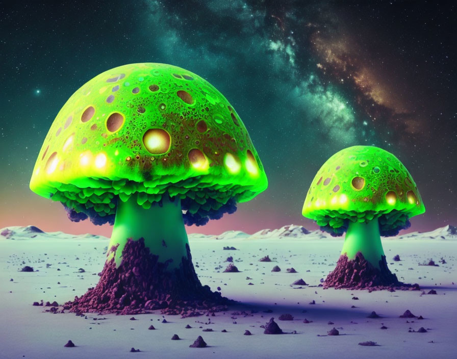 Radioactive mushrooms