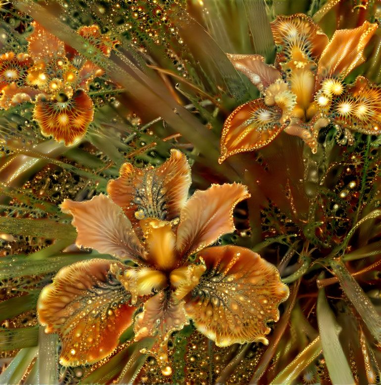 golden irises