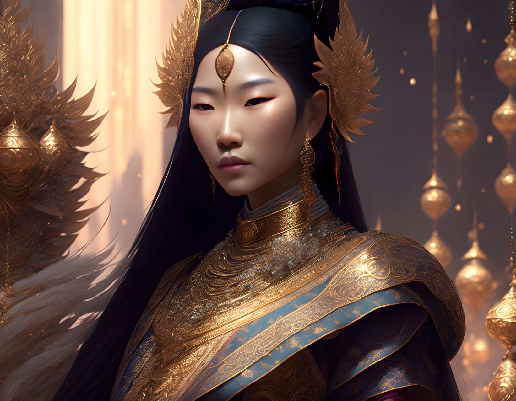 Asian priestess