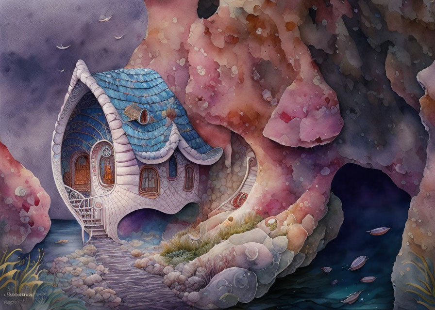 A seashell house