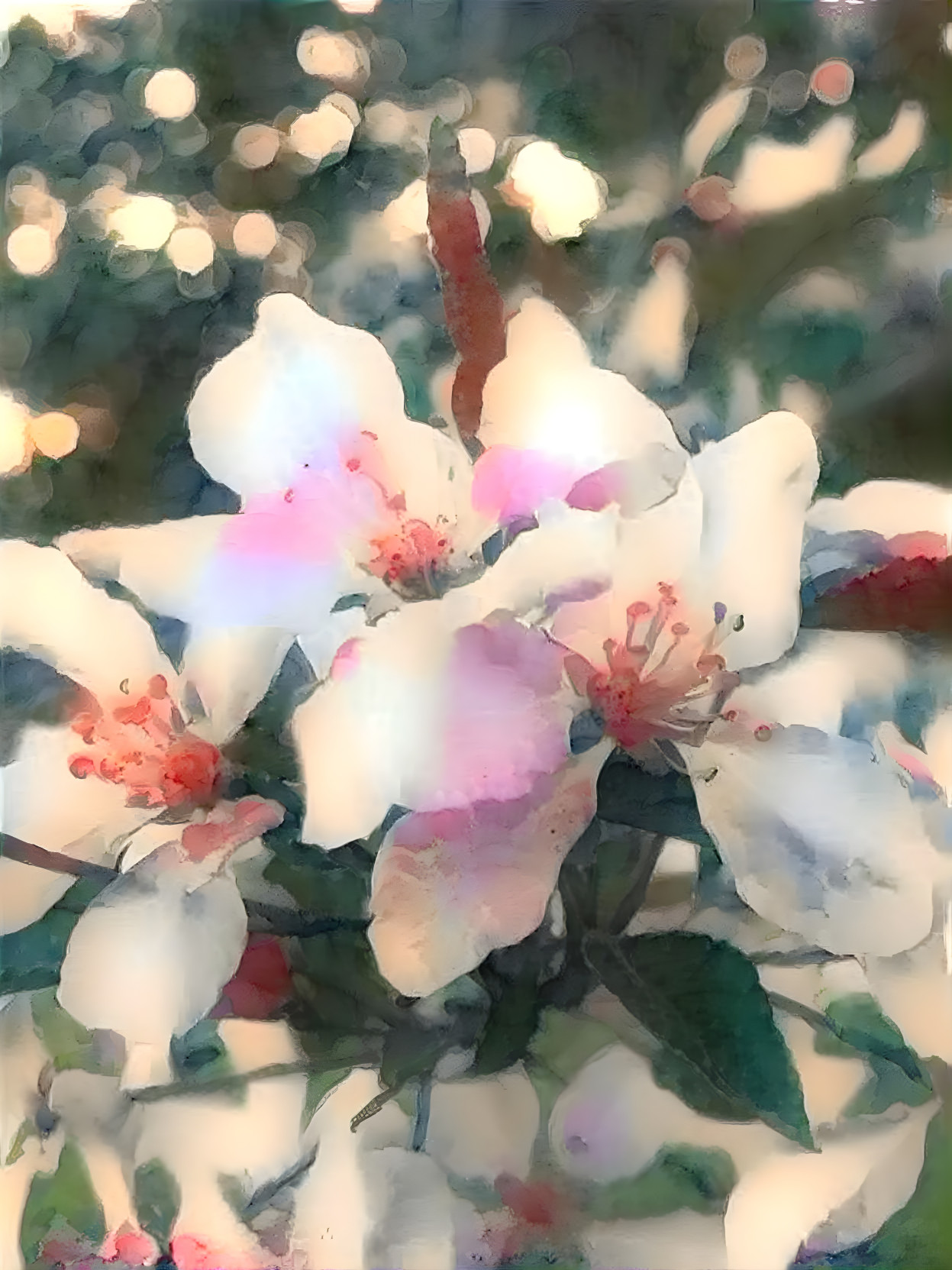 Apple blossom time