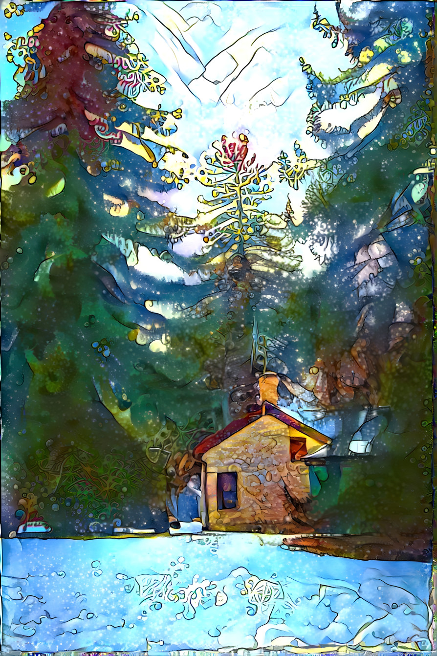 Little house in the woods