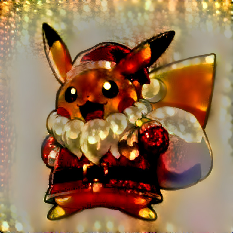 Santa Pikachu 2
