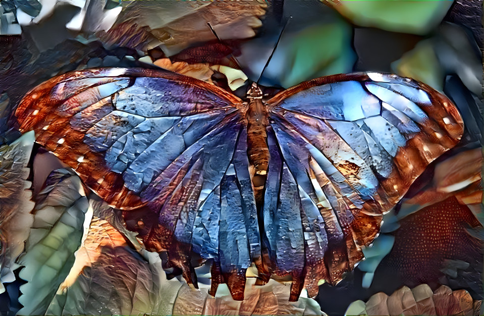 Metallic butterfly