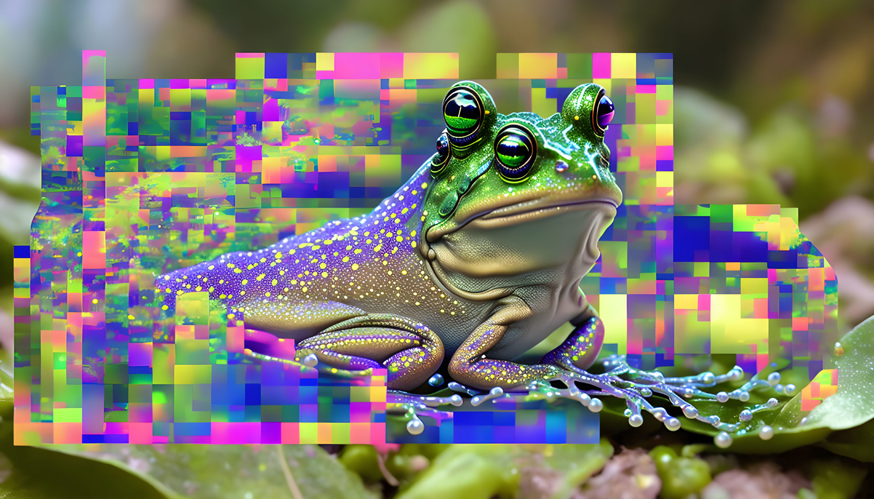 Glitched Frog