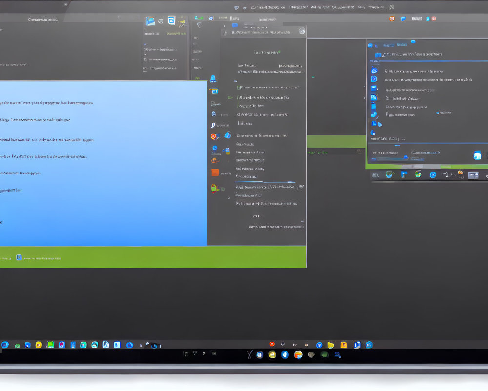 Desktop computer screen displaying blue Windows error message box and open applications.
