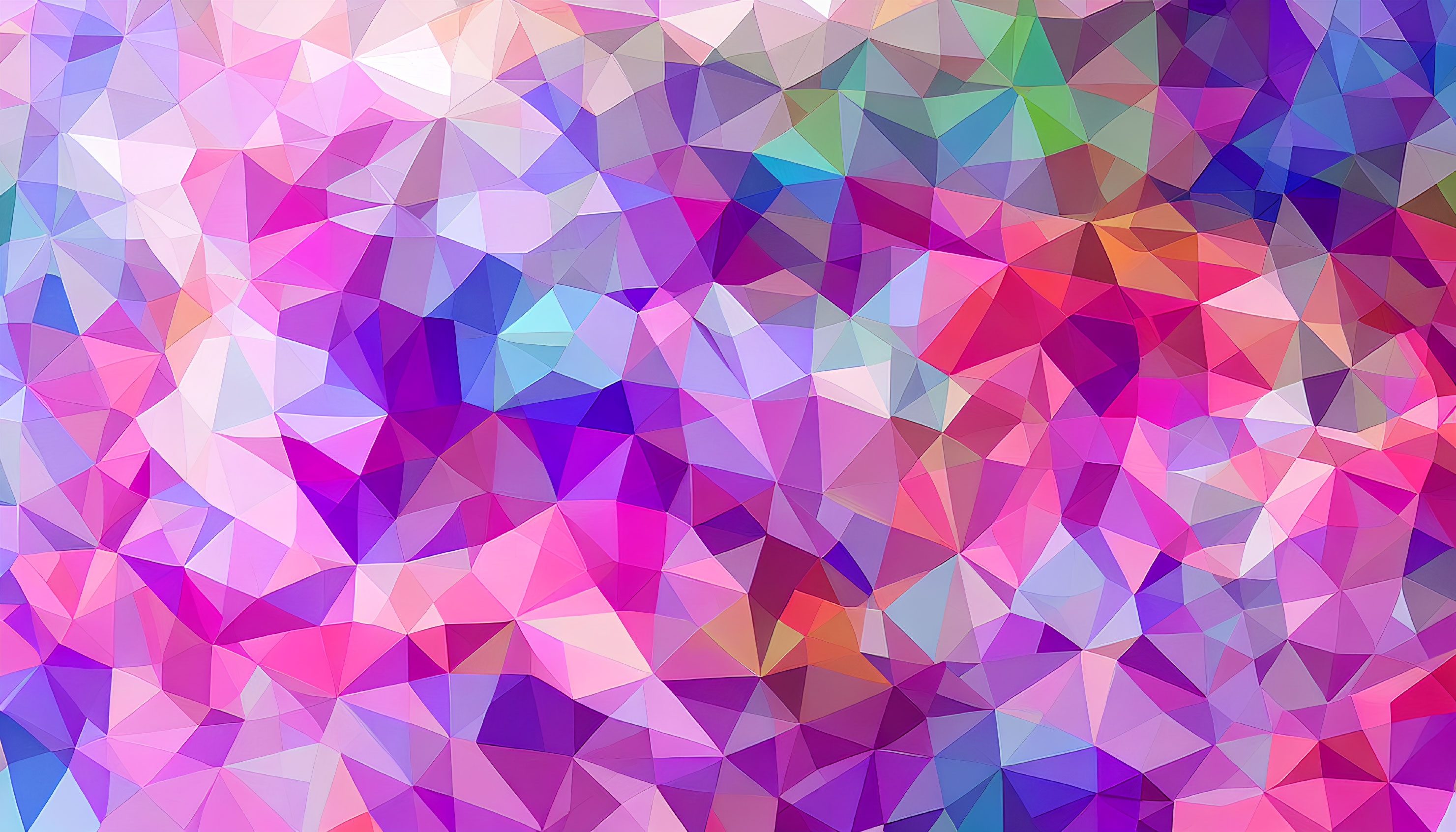 Colorful Abstract Mosaic with Purple to Blue Gradient