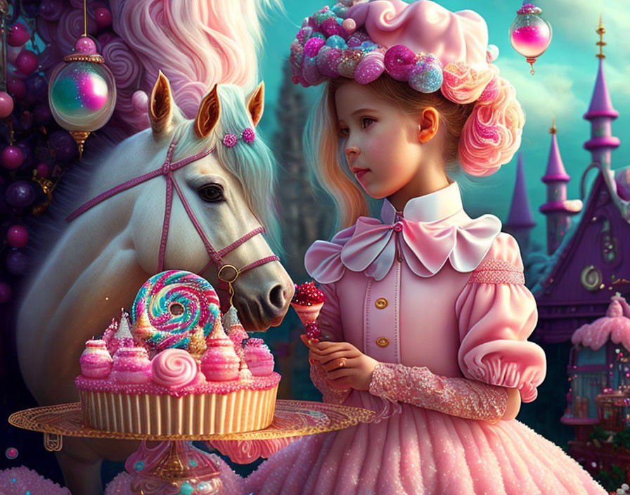 The Child in Candy Wonderland