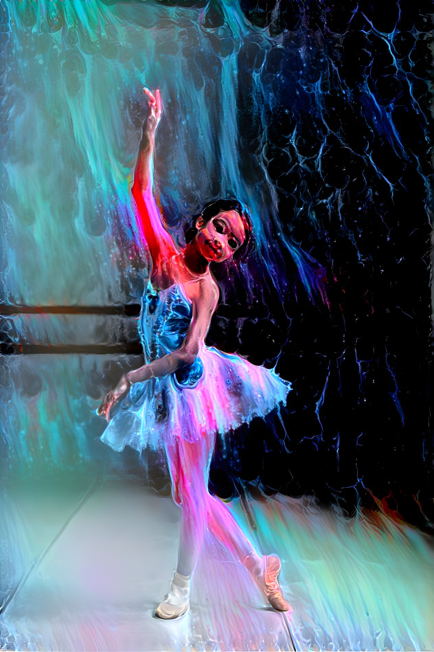 Ballet Dancer with Aura
