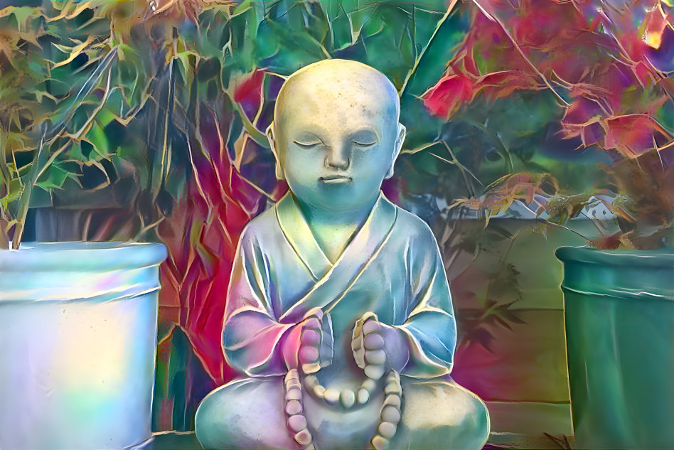 Monk in Meditation