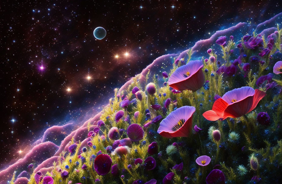Space poppies