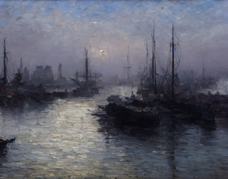 Fog at the docks 
