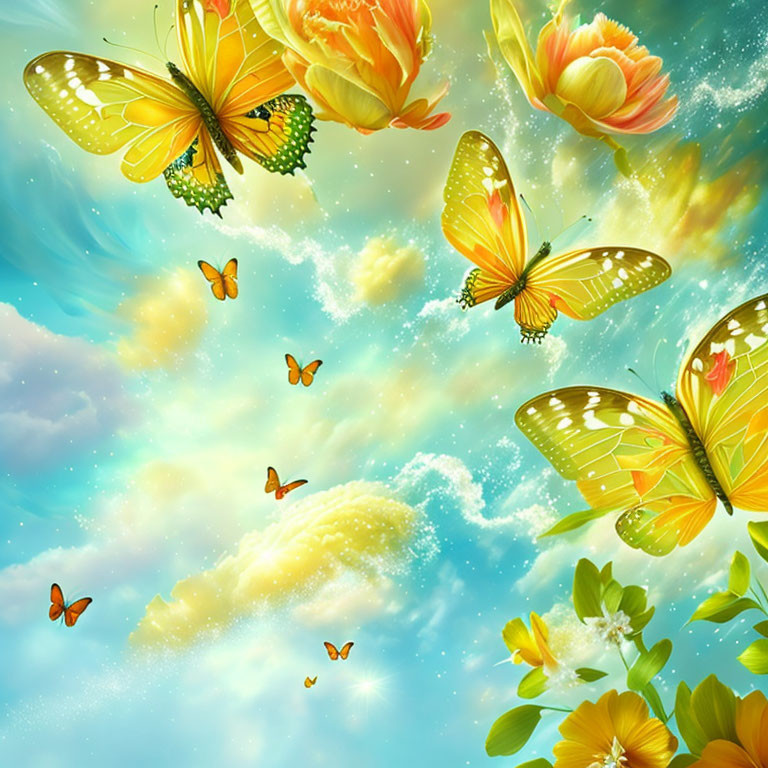 Sun butterflies