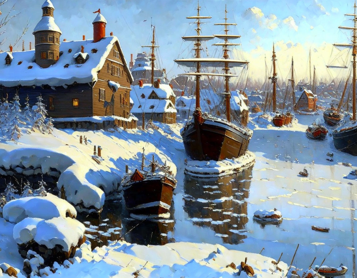 Winter harbour 