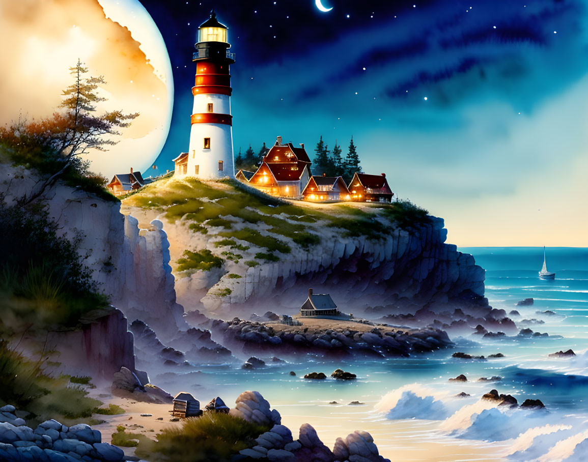 Lighthouse town