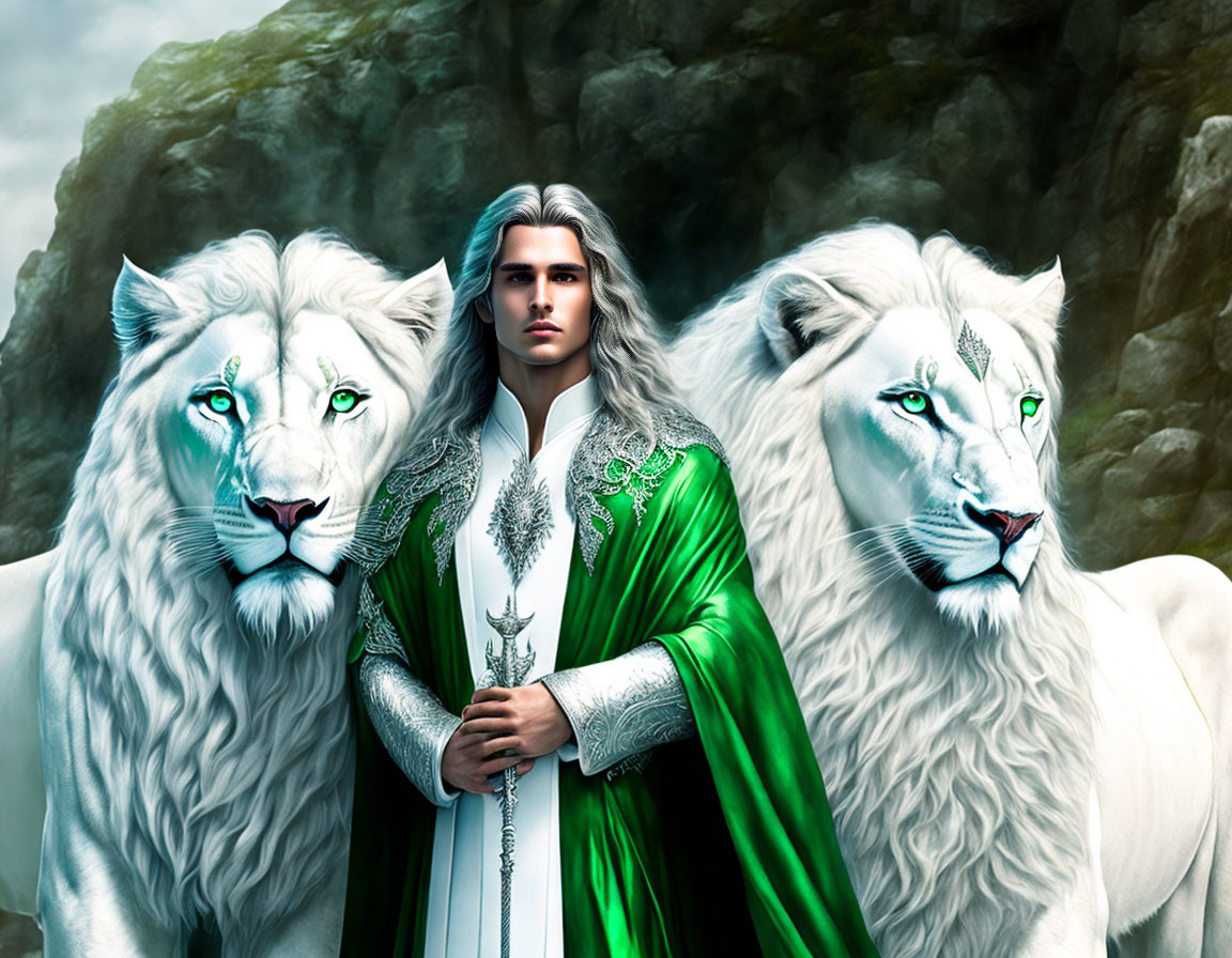Prince Simon with his guardians