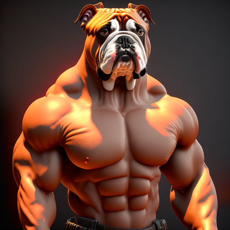 Bulldog Bodybuilder