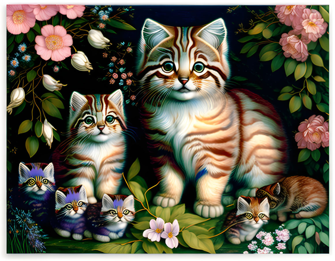 Pallas cat family