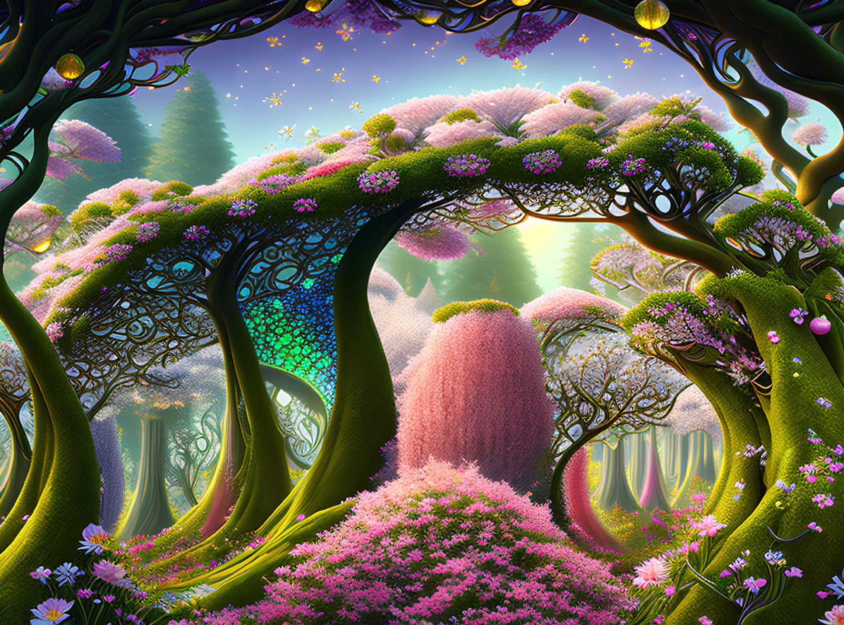 Fantasy Forest in Bloom