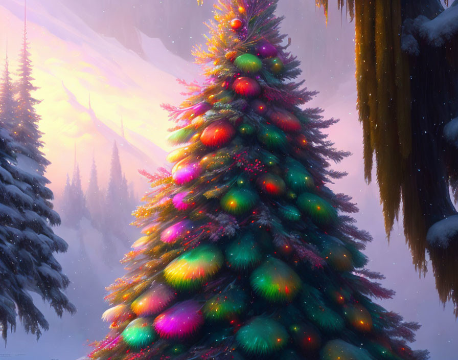  Ancient Christmas tree.