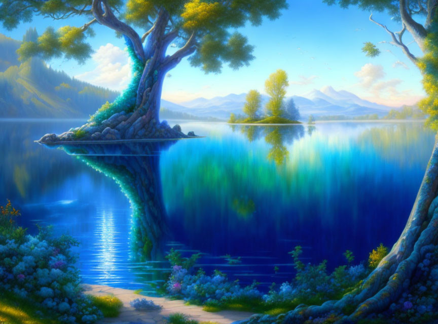 Blue Lake Landscape