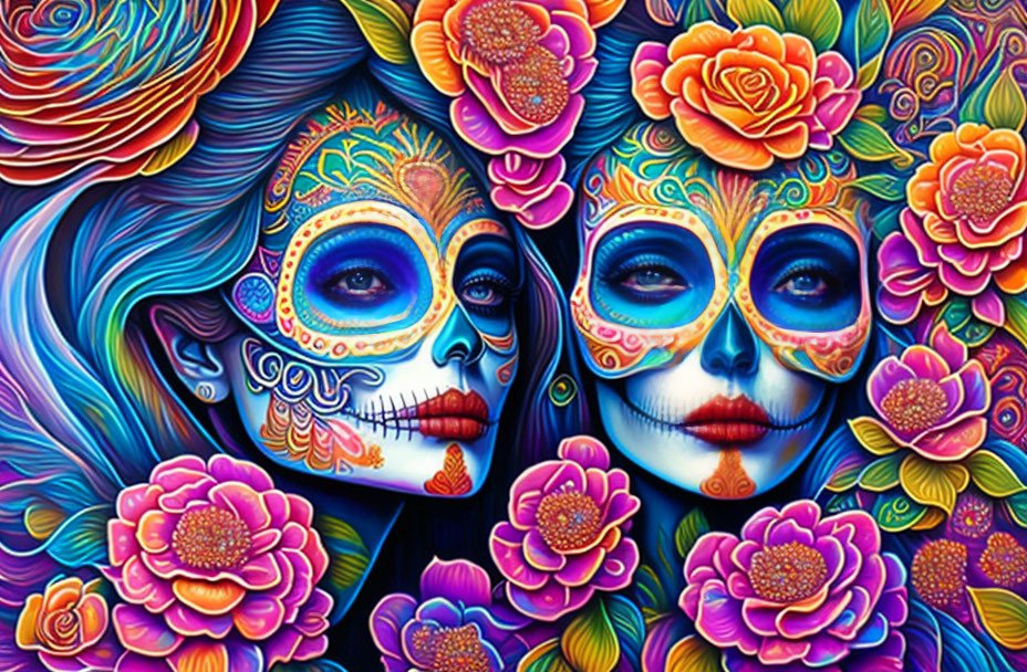 Day of the dead twins.