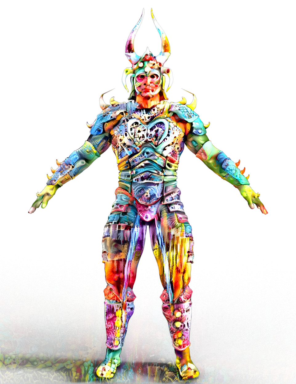 Colourful Bionic Knight
