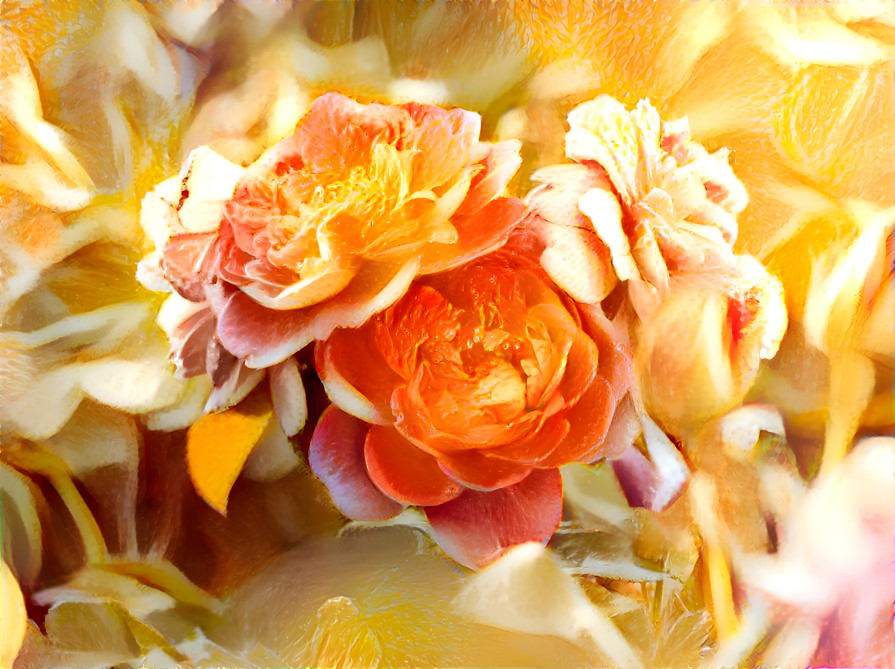 Orange scented flowers