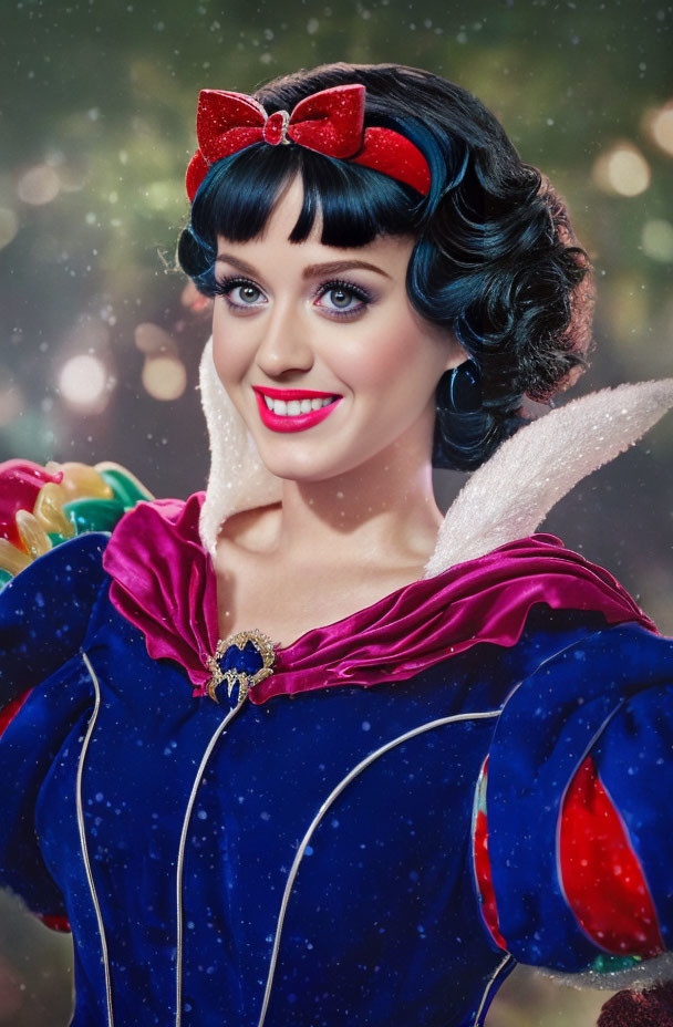 ANDRE´S ART KATY PERRY AS PRINCESS SNOW WHITE