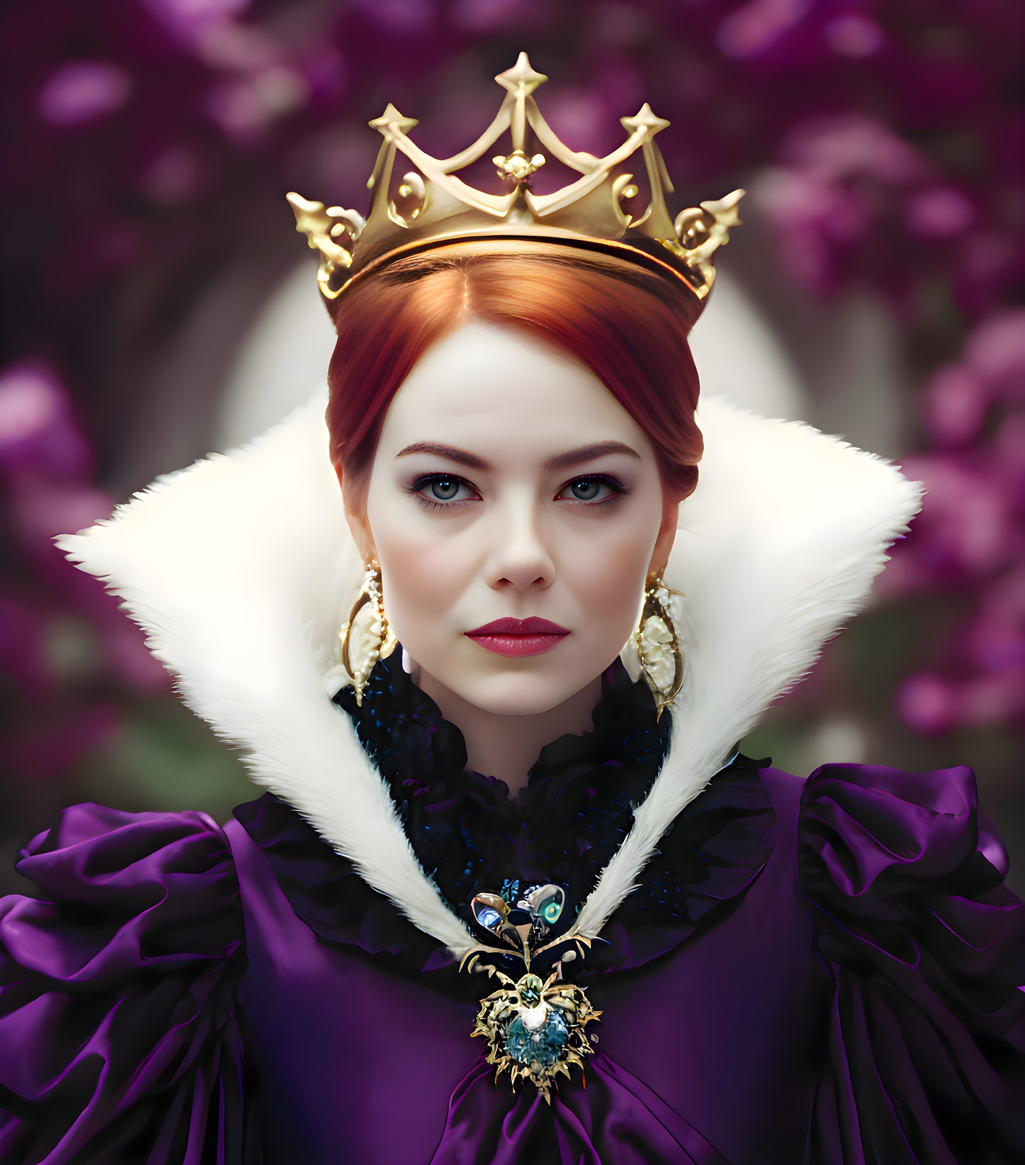 ANDRE´S ART EMMA STONE AS PRINCESS EVIL QUEEN