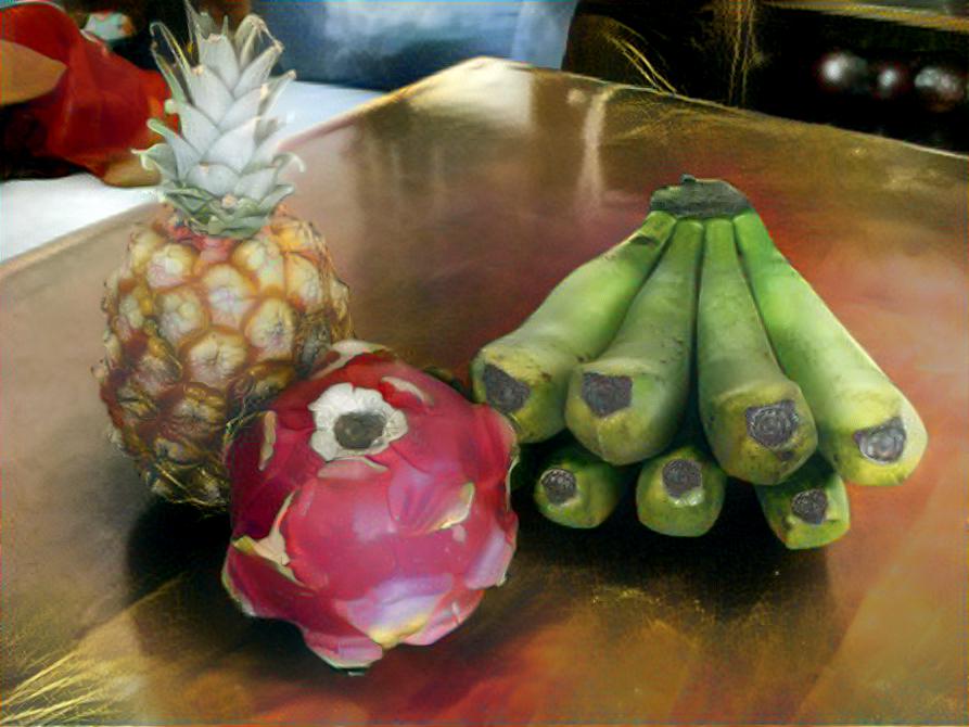Exotic fruits on the table