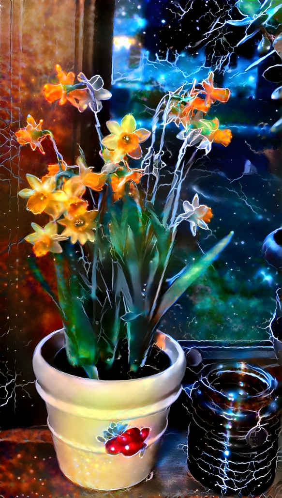 Sparkling daffodils