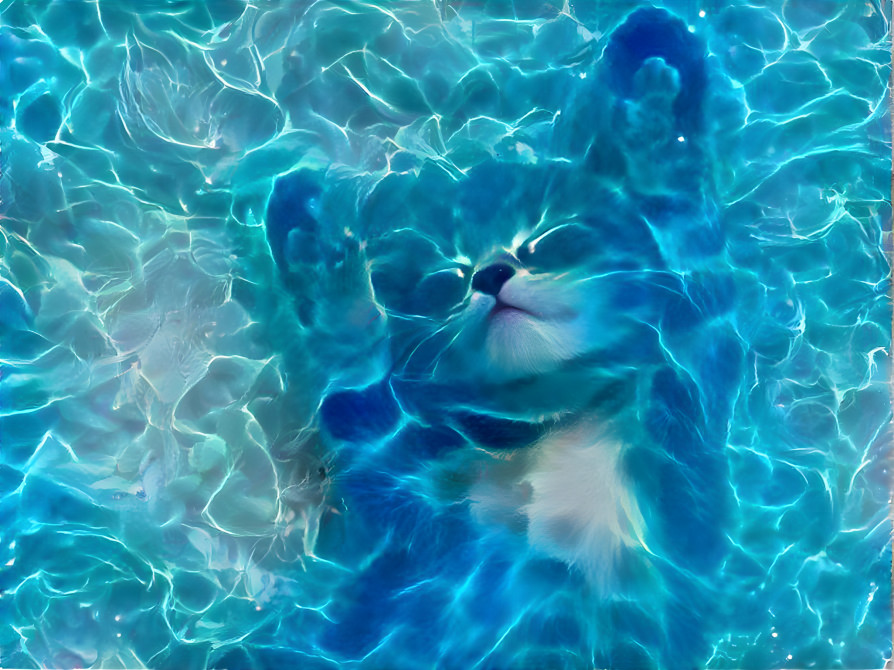 Backstroke Cat
