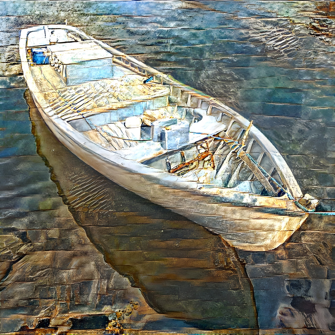 the dinghy