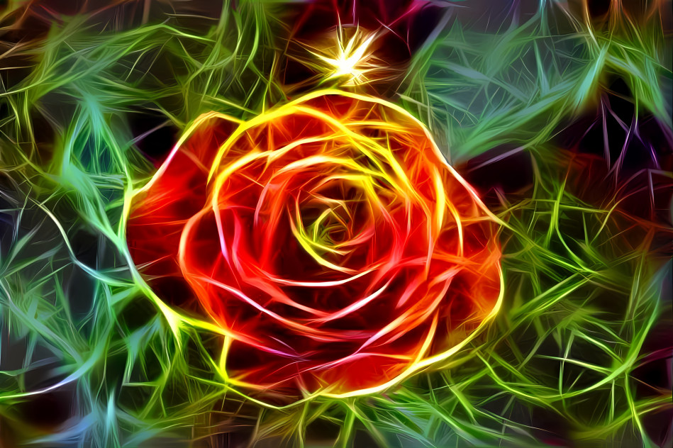 Electrified Rose