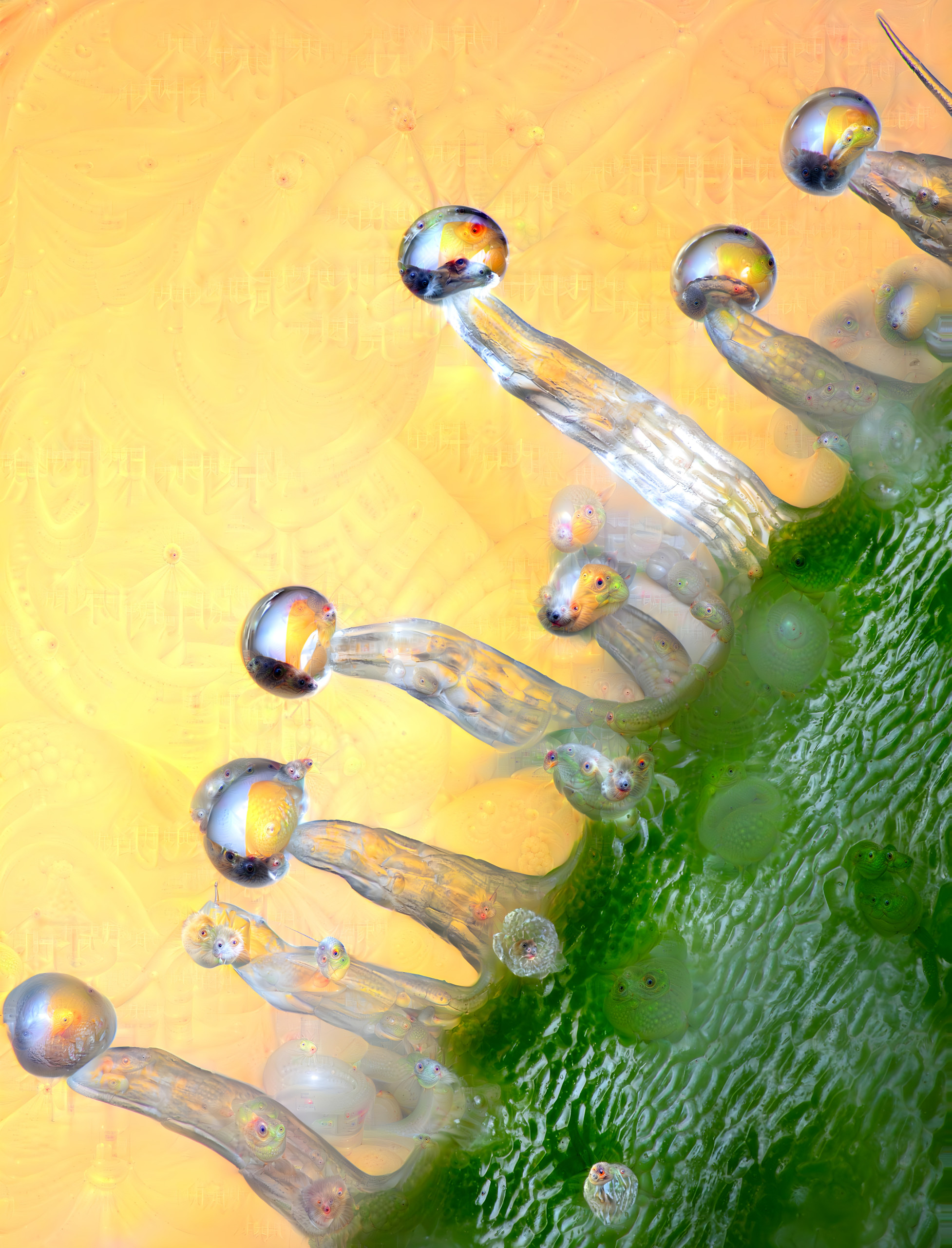 Cannabis Trichomes Photographed at 20x
