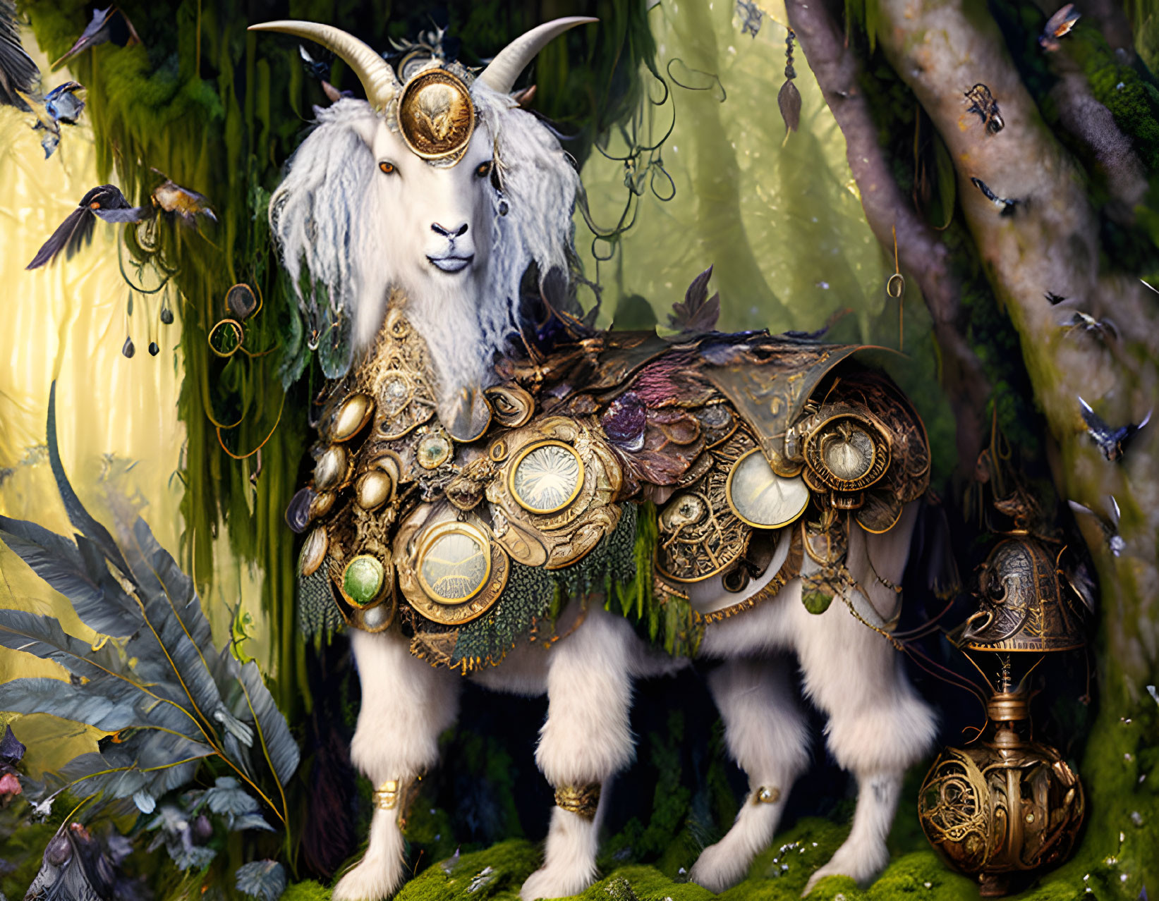 The Steampunk Druid's Goat