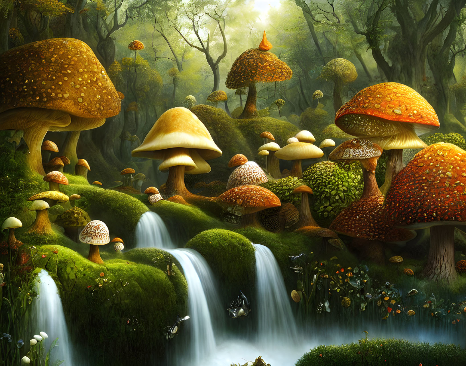 Land of the Giant Mushrooms