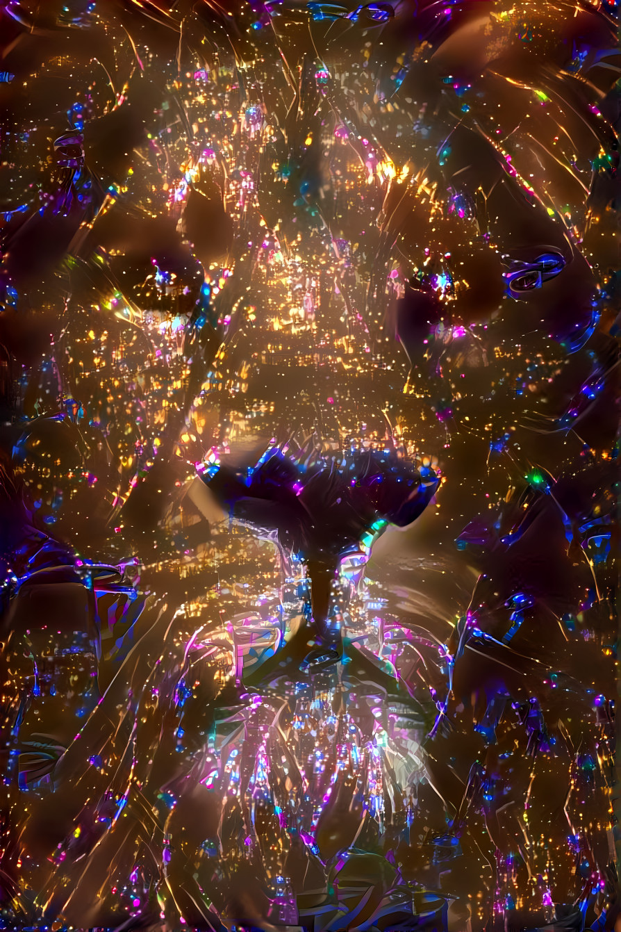 Leo in the Sky with Fractals