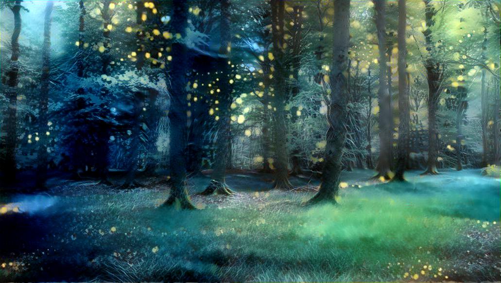 Strange Luminous Forest
