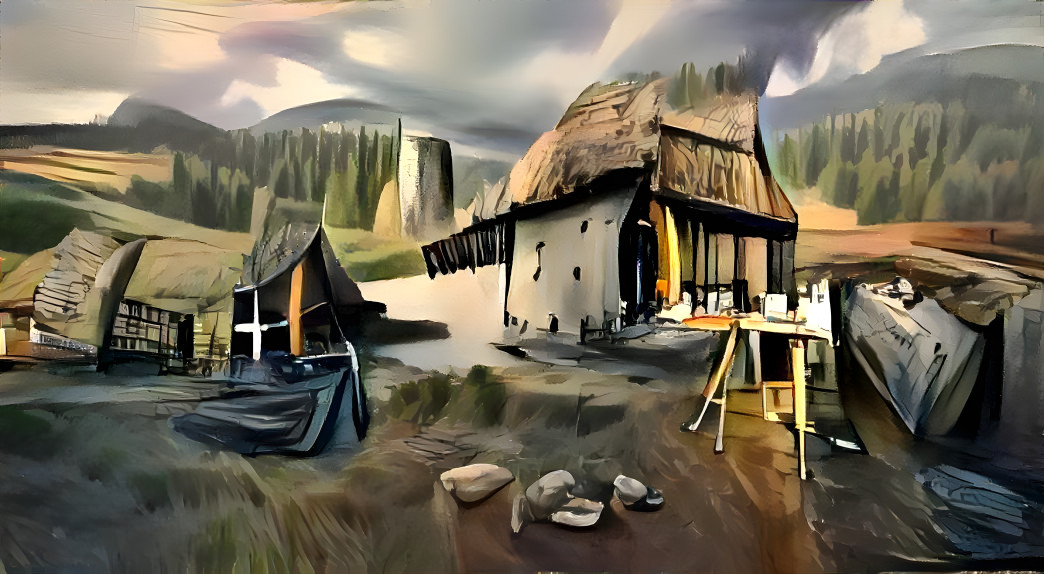 A medieval Viking home