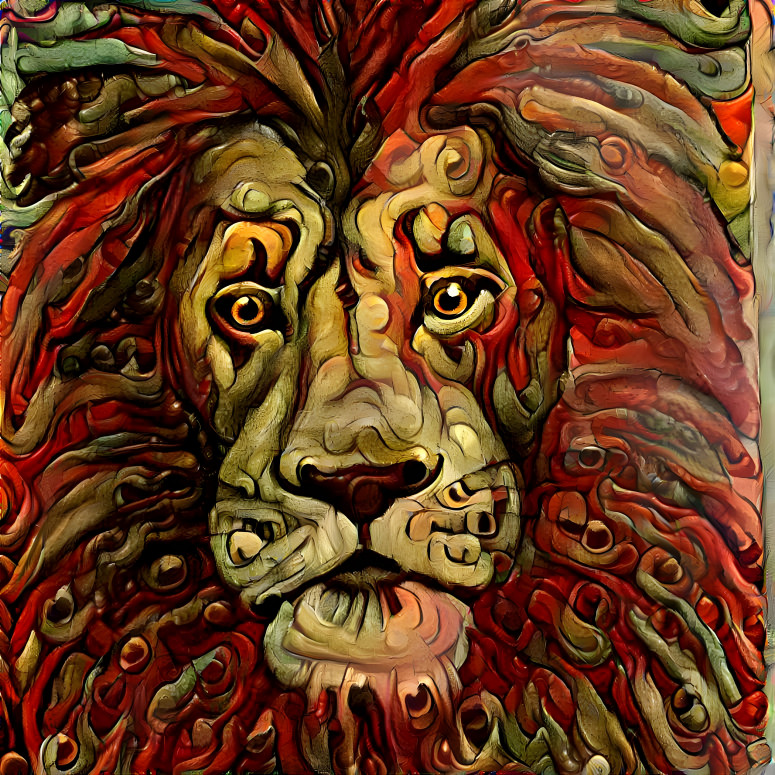 Redrew lion