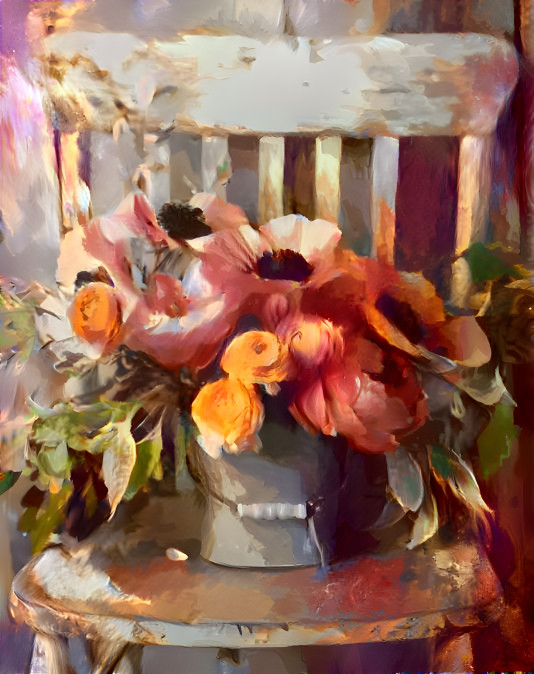 A Pail of Peonies