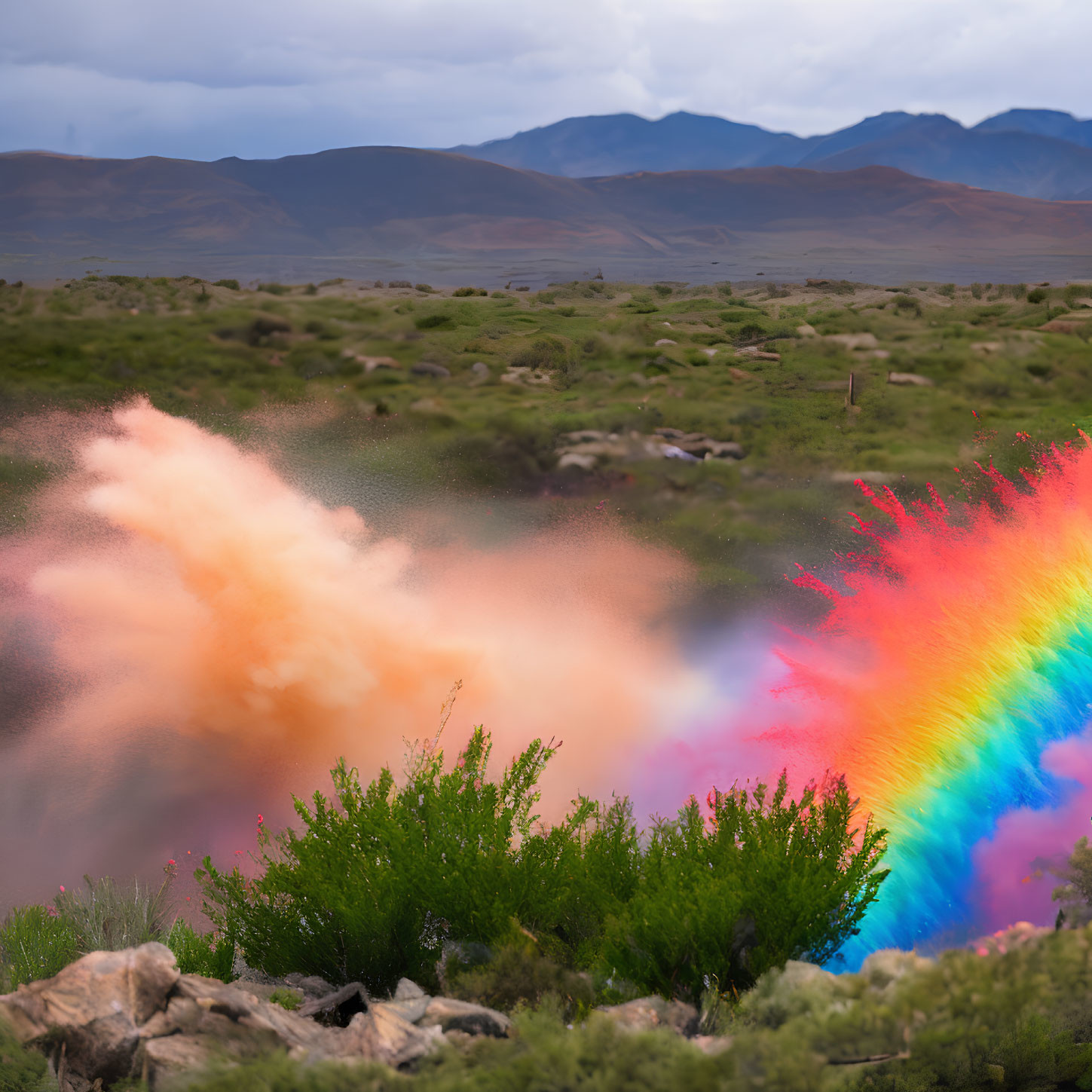 exploding rainbows