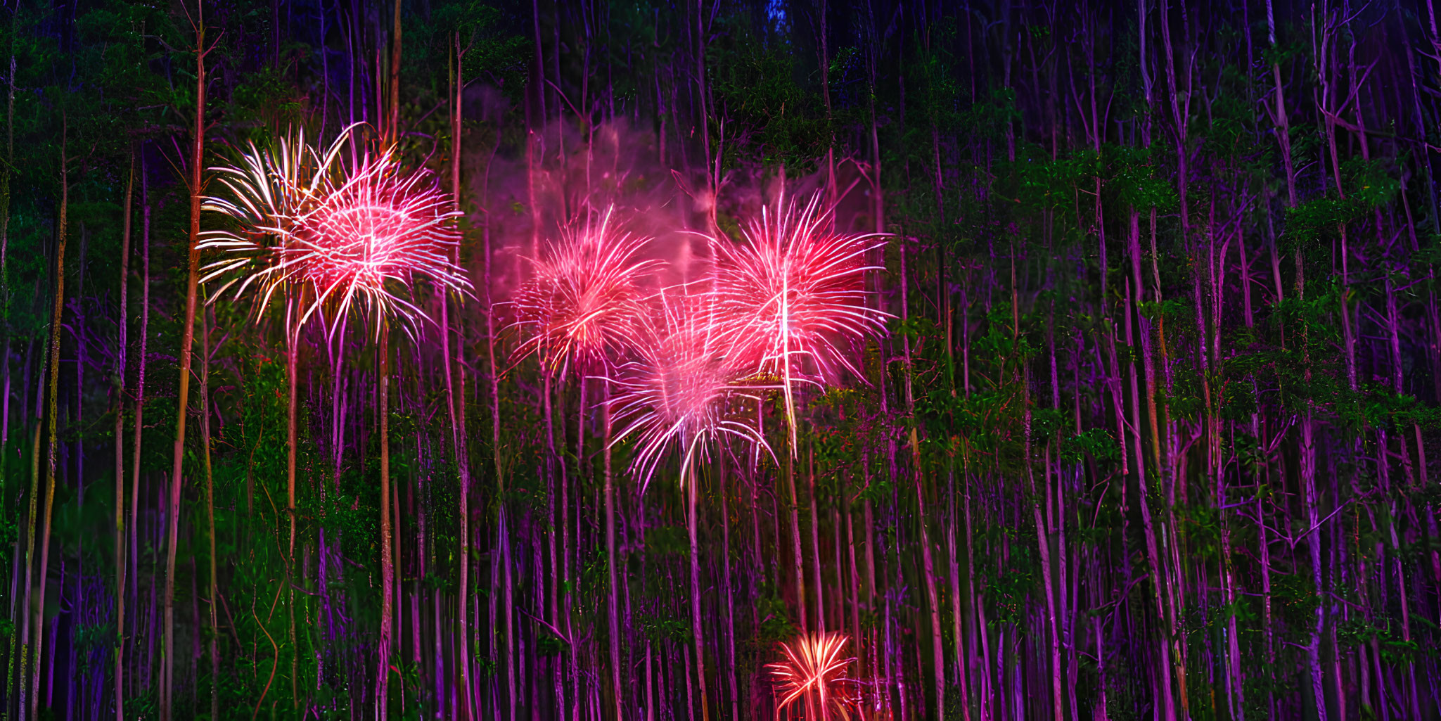Fireworks Forest