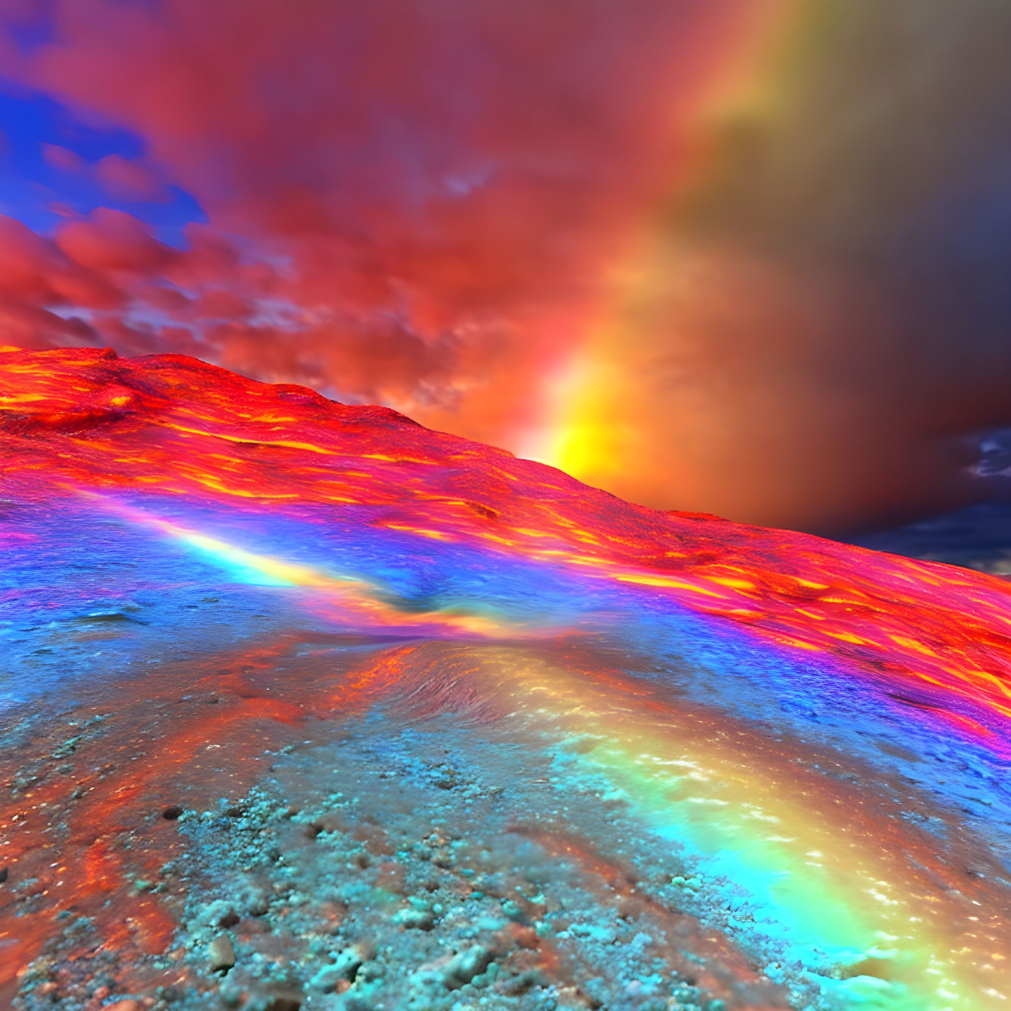 rainbow lava realm