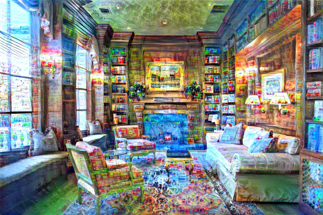 metamodernized old style living room